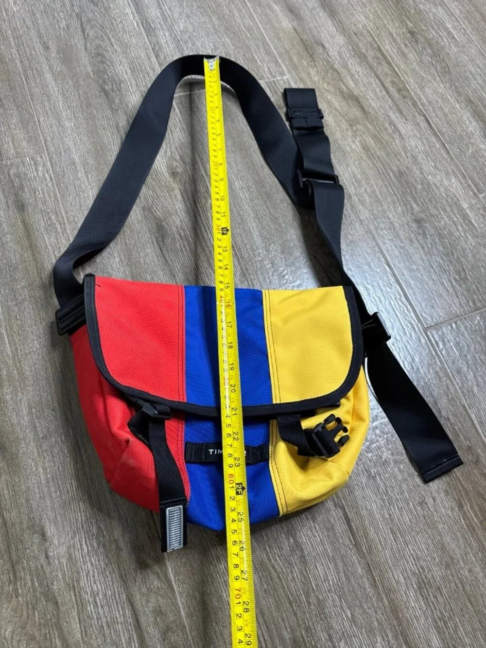 Timbuk2 Messenger Bag Red Blue Yellow Color Block XS